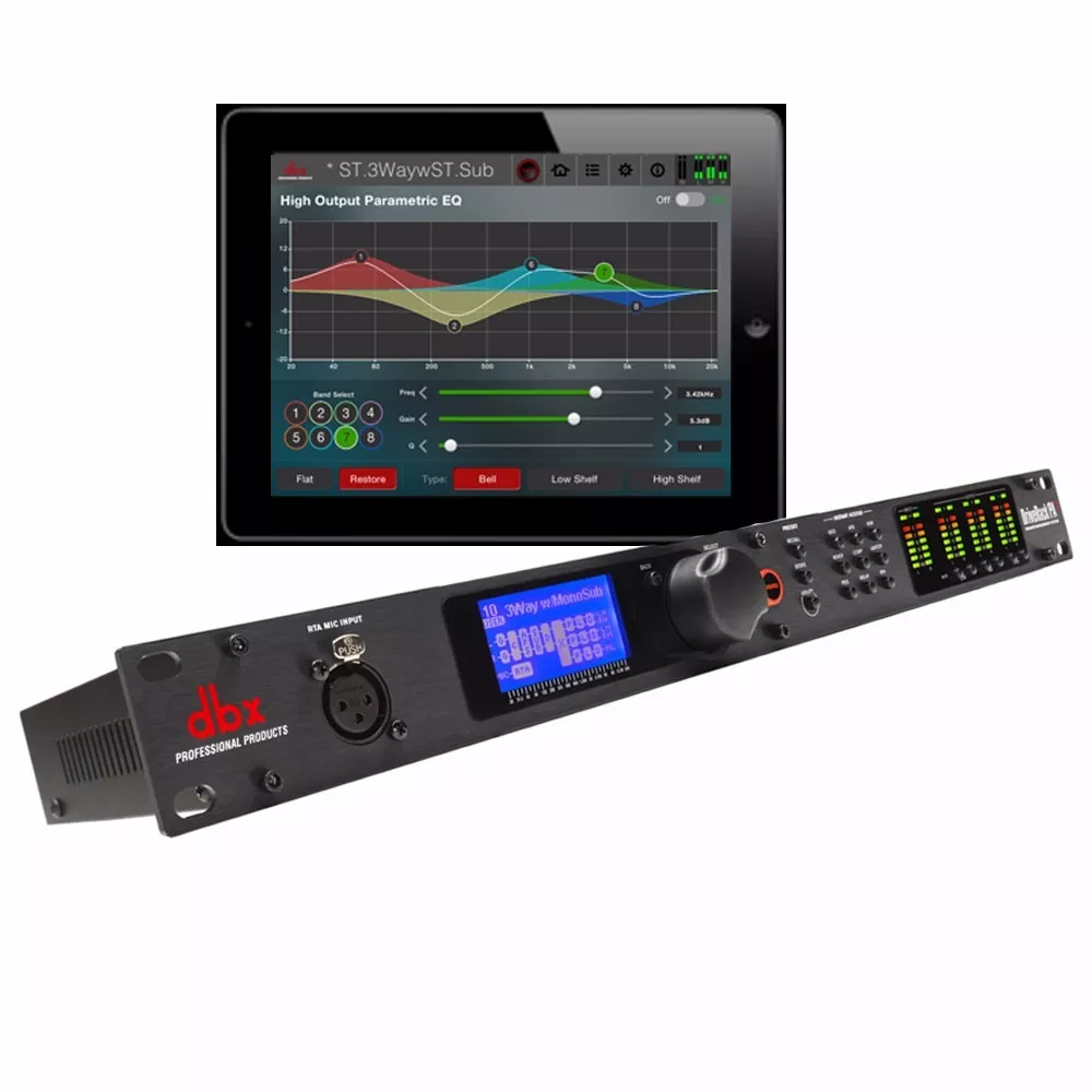 Procesador de audio dbx DriveRack PA2 para sistemas de sonido