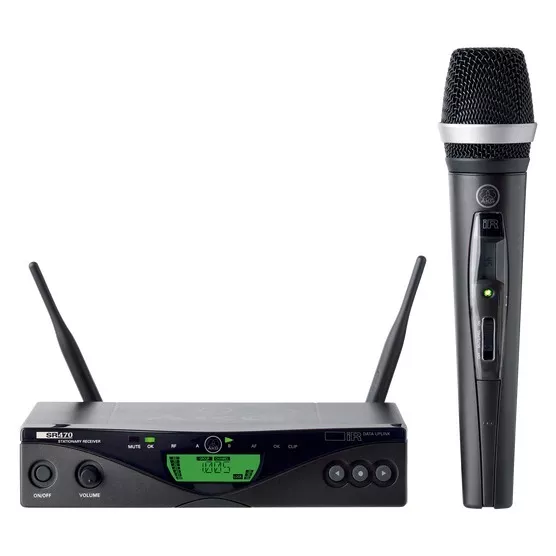 Sistema inalámbrico AKG WMS470 Vocal Set D5 con micrófono de mano y receptor
