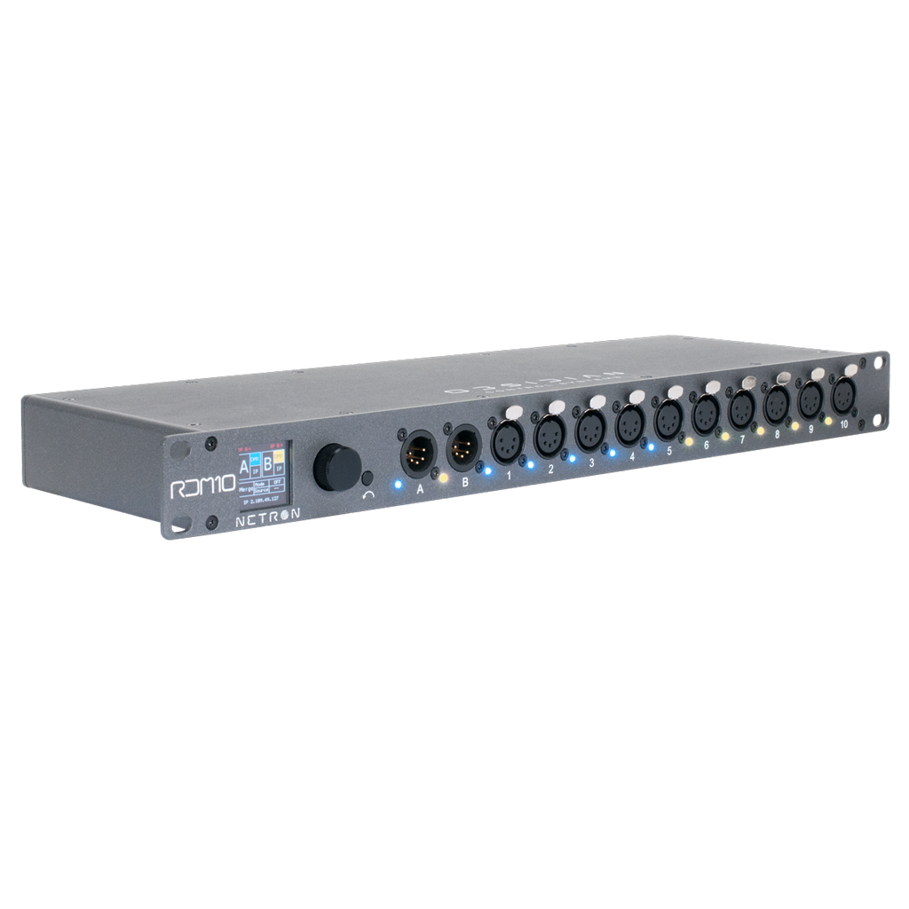 Obsidian Netron RDM 10 Splitter DMX/RDM 10 puertos Art-Net sACN