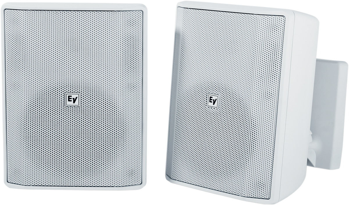 Electrovoice EVID-S5.2TW Parlante de pared 5,25" 70/100 V IP54 blanco (par)