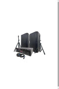 Maxlin COMBO600FPA Combo Amplificador AC1200 + 2 Cabinas Pasivas 12" + Cables + Soportes