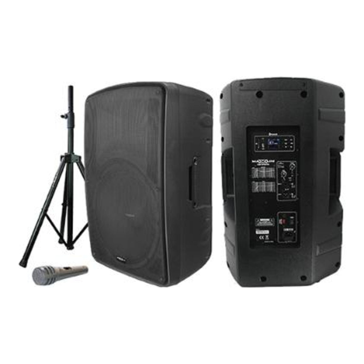 Maxlin COMBOMXPRO-R Combo Bafle Activo 15" 1440W + Trípode + Micrófono