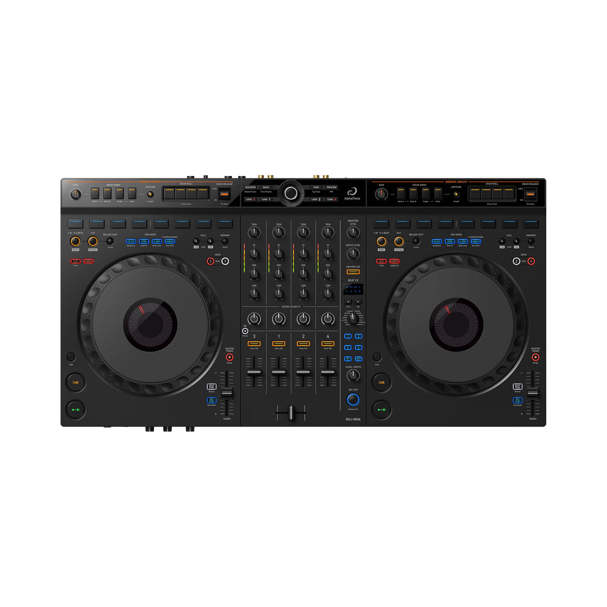AlphaTheta DDJ-GRV6 Controlador DJ 4 canales con IA