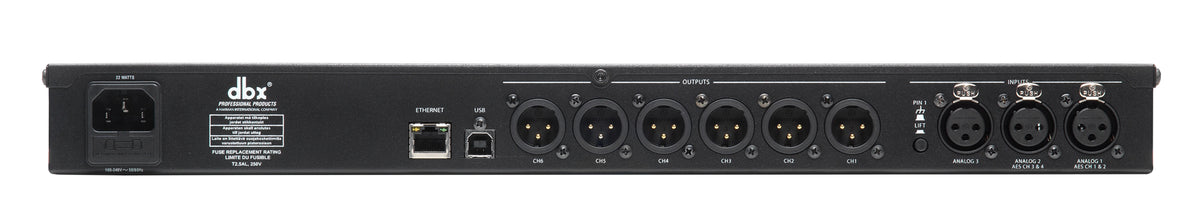 dbx DriveRack VENU360 Procesador de gestión de altavoces 3 entradas 6 salidas