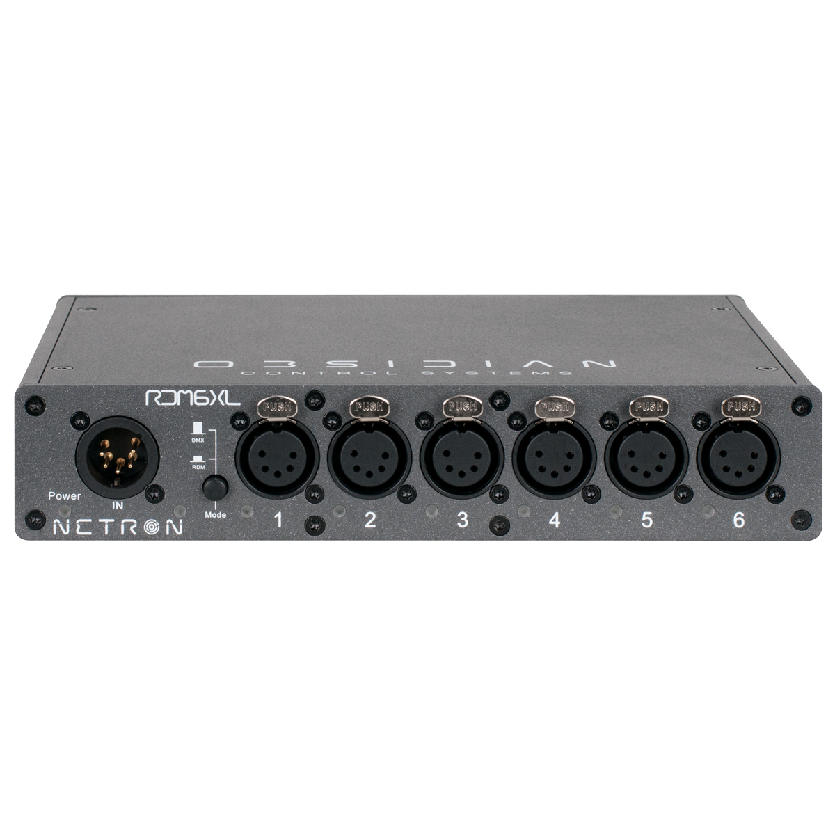 Obsidian Netron RDM 6XL Splitter DMX/RDM 6 puertos medio rack