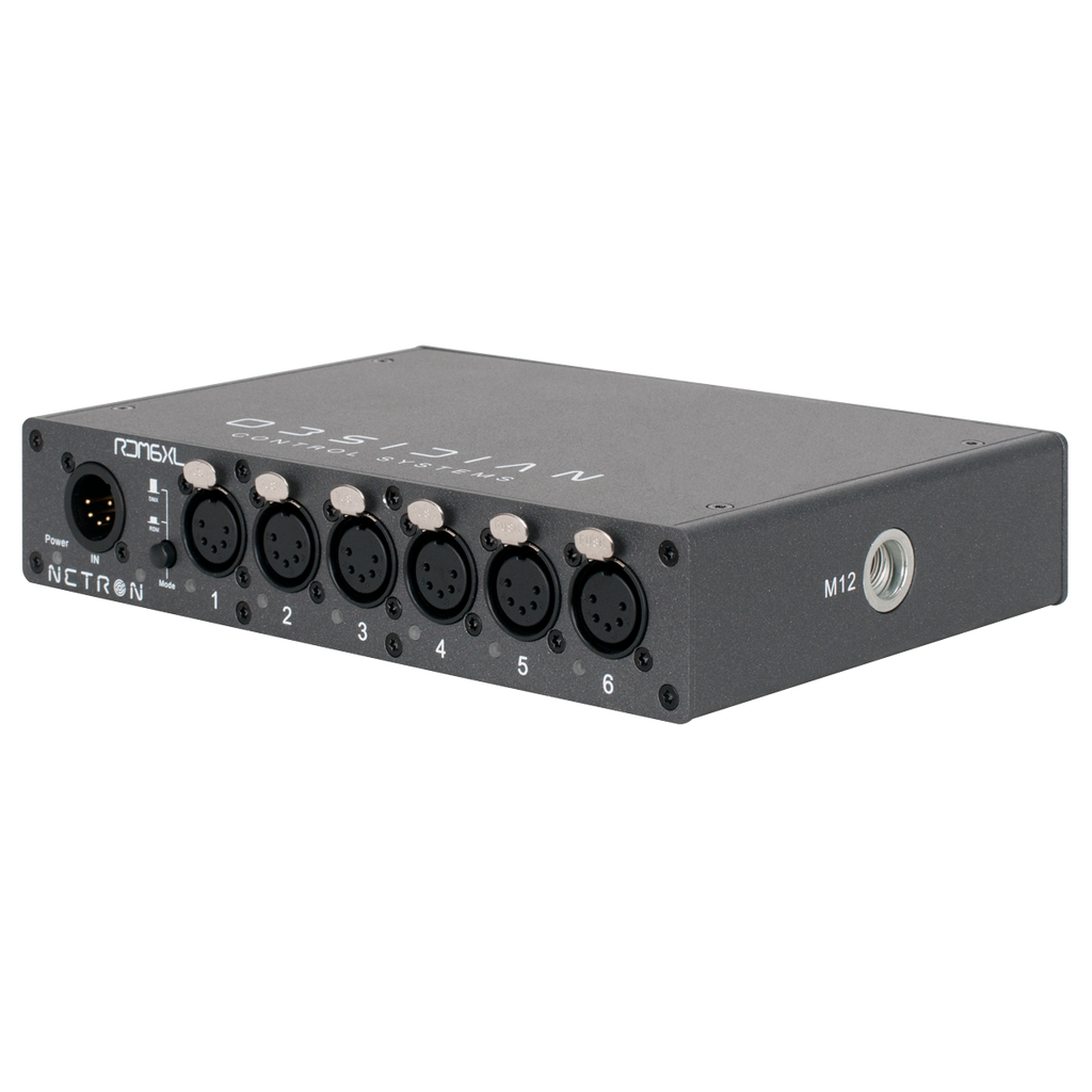 Obsidian Netron RDM 6XL Splitter DMX/RDM 6 puertos medio rack