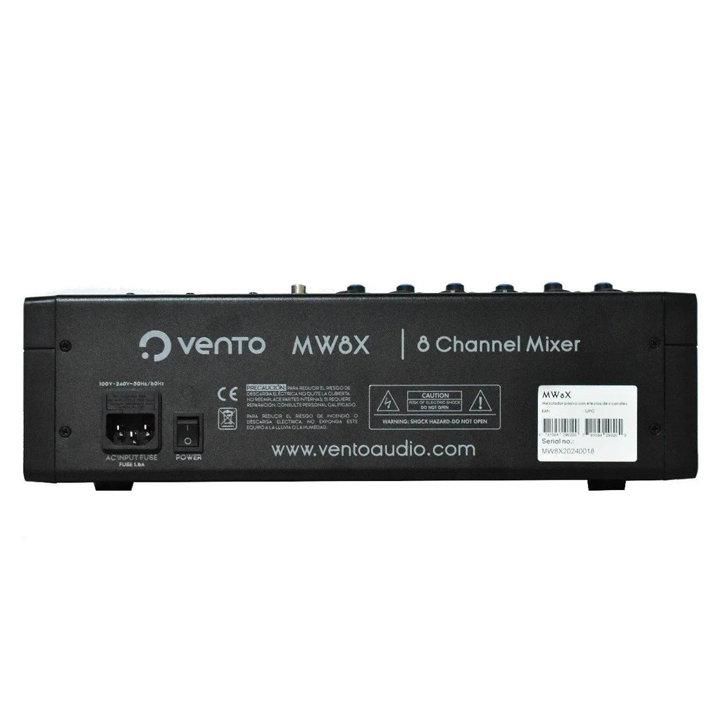 Vento MW8X Mezclador de 8 canales con interfaz y efectos