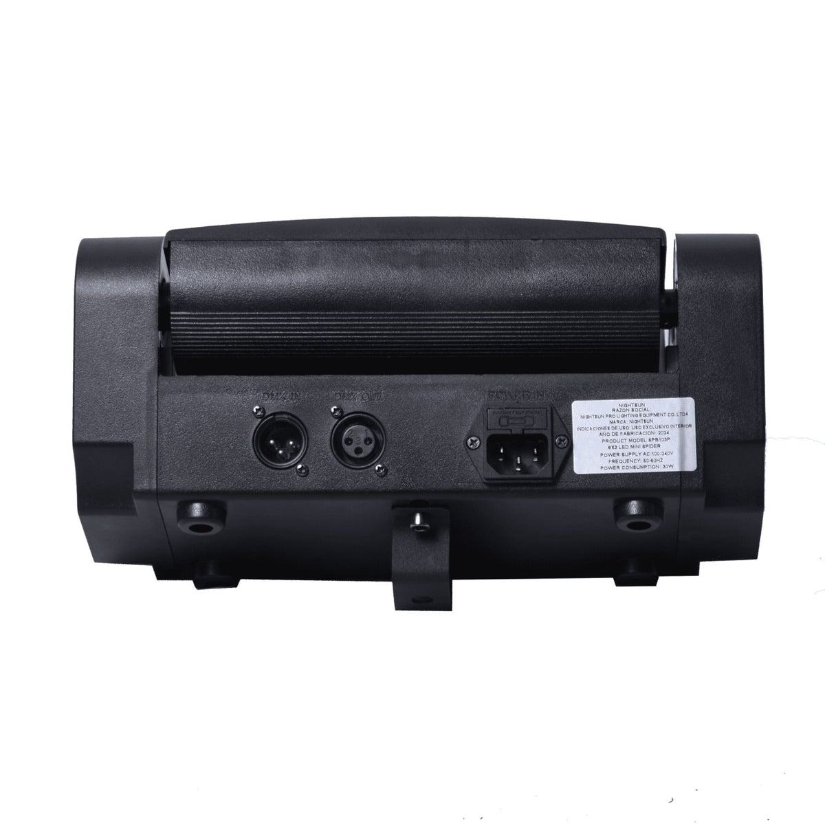 Nightsun SPB103L Cabeza móvil LED 8x3W con láser DMX512