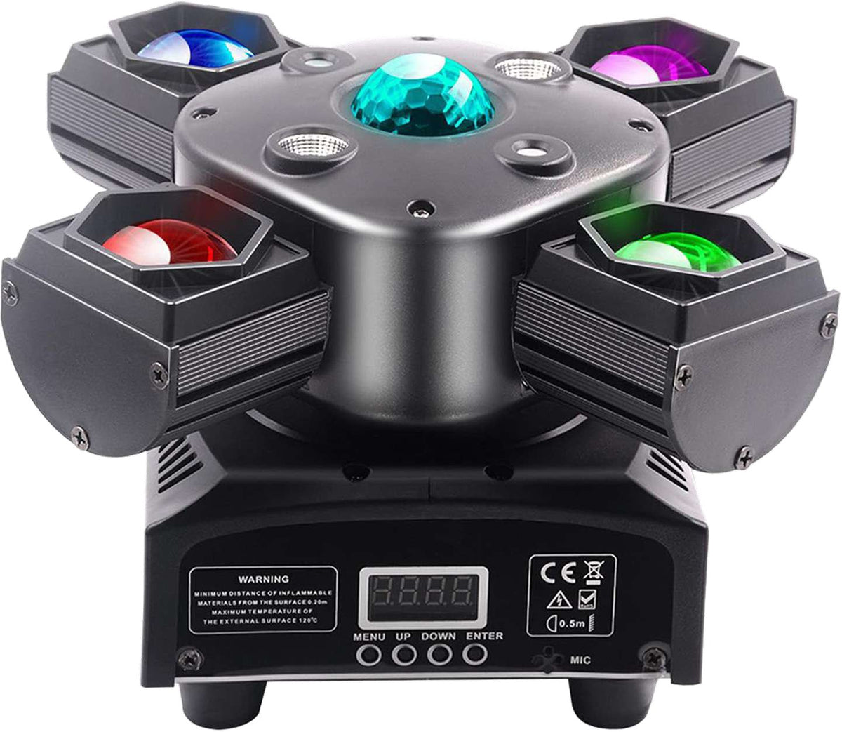 Led King LZLKLCB846 Cabeza móvil 4 en 1 con láser
