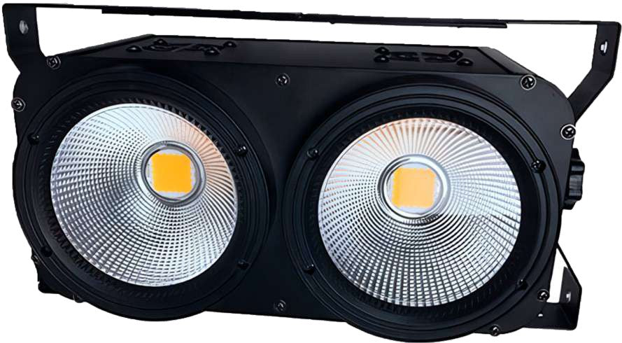 Led King LZSL103 Blinder LED COB 2 x 100 W para audiencia