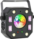 Led King LZVS49A Luz de efecto 5 en 1 con láser y bola mágica LED