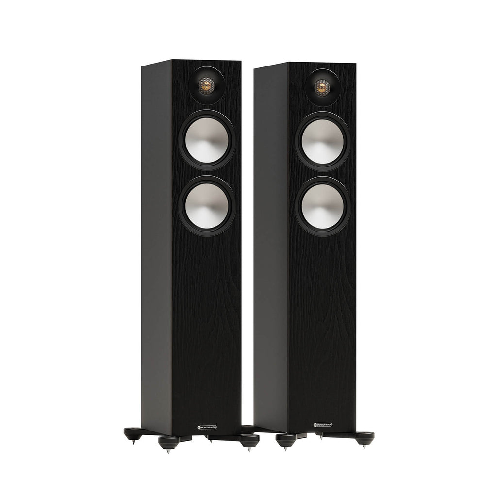 Monitor Audio Bronze 300 7G Black Parlantes HiFi de piso 2,5 vías (par)