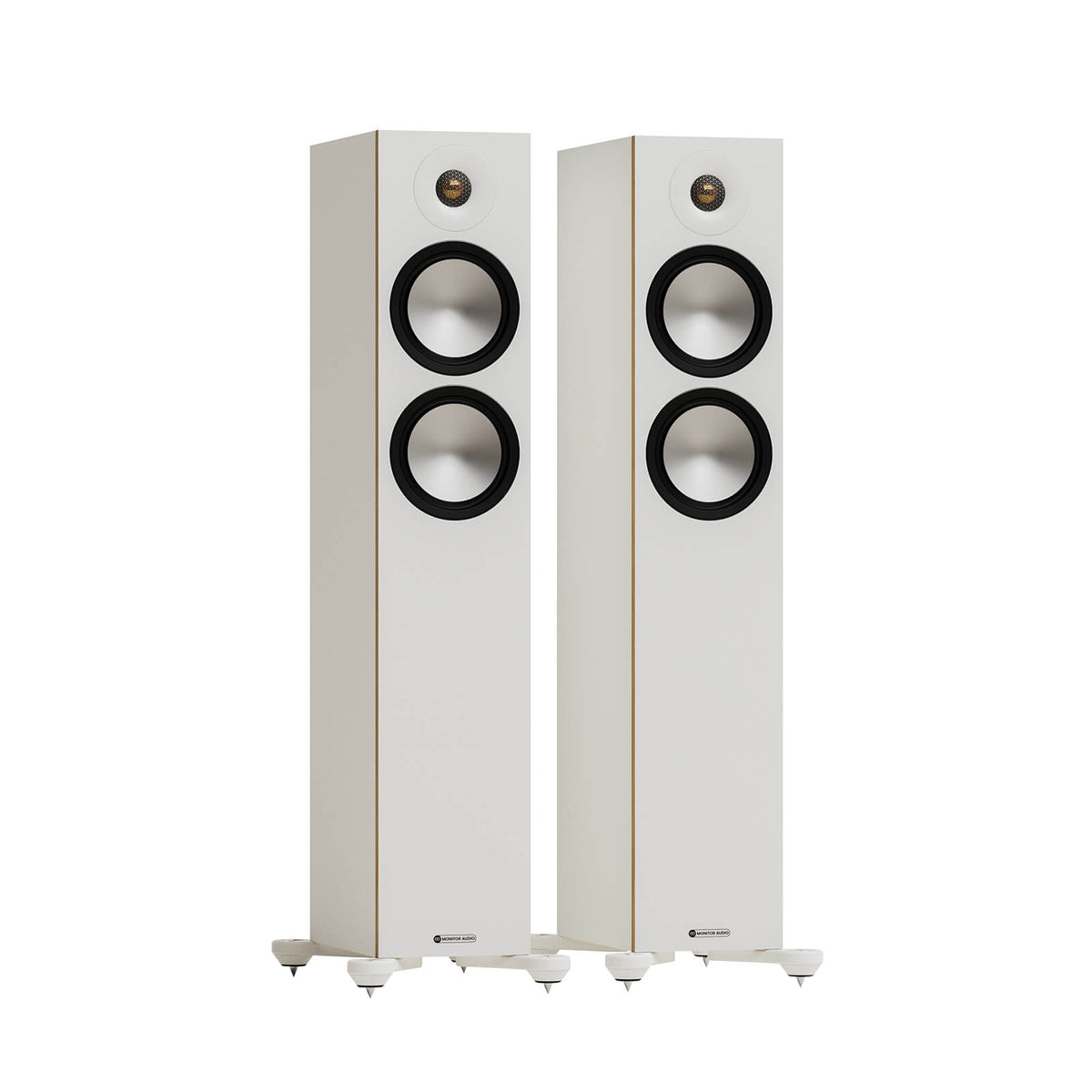 Monitor Audio Bronze 300 7G White Parlantes HiFi de piso 2,5 vías (par)