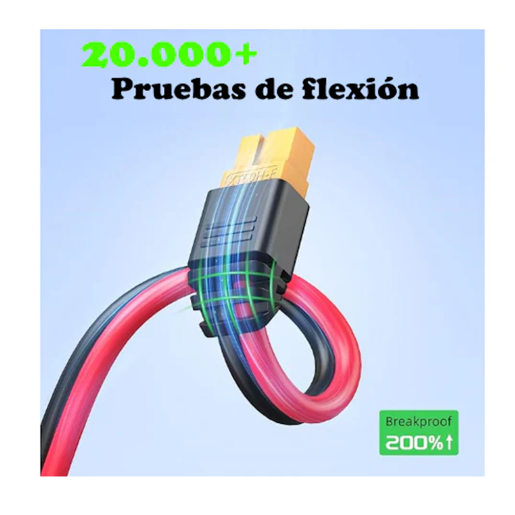 EcoFlow cable solar a XT60 2,5 m