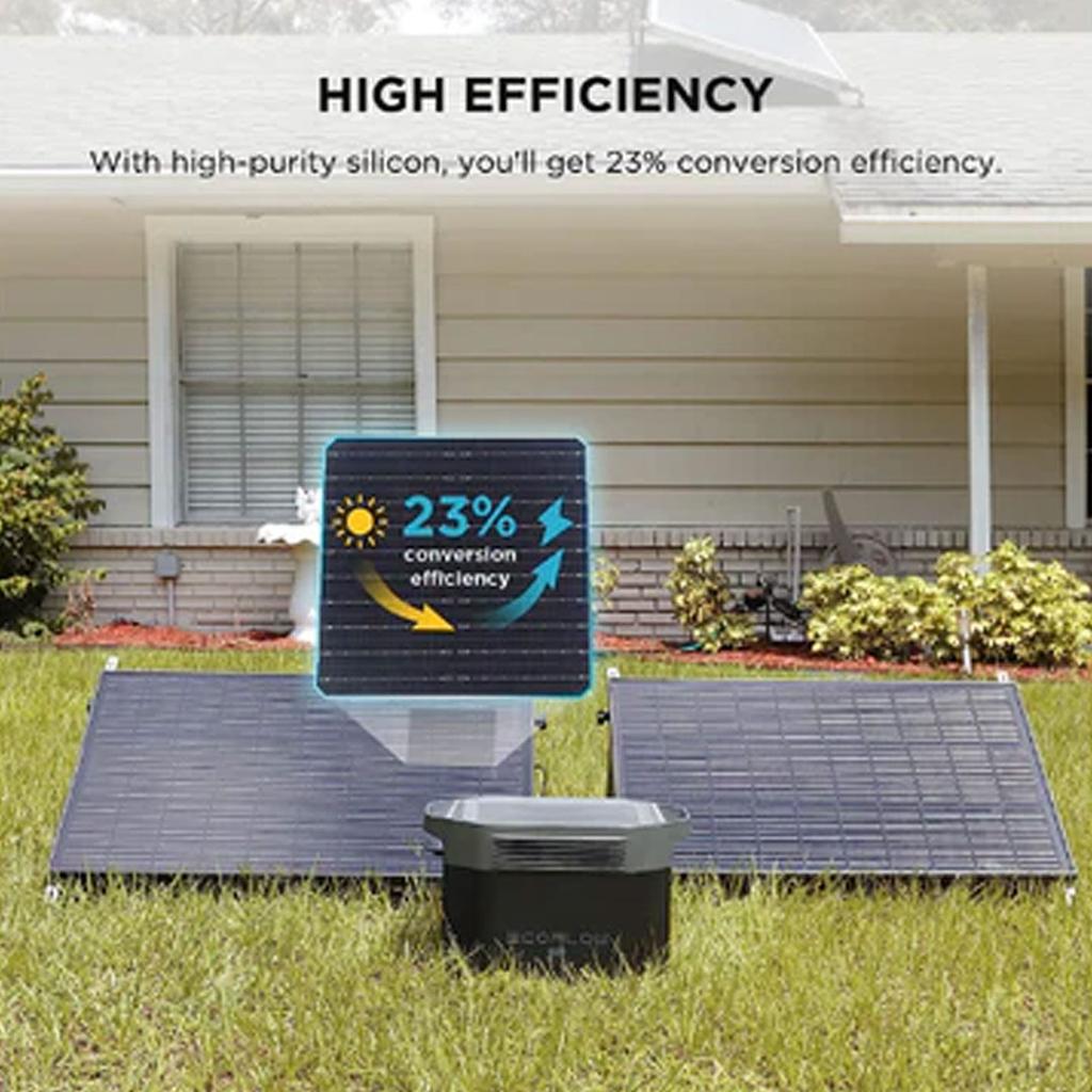 EcoFlow kit de 2 paneles solares rígidos 100 W