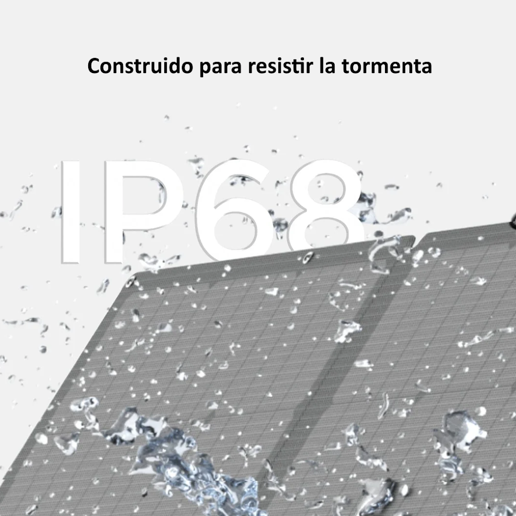 EcoFlow panel solar plegable 60 W USB-C