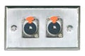 Soundking AJ116 Wallplate de pared con plug ¼ hembra
