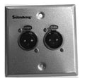 Soundking CESKCPW107 Wallplate de pared con 2 XLR hembra