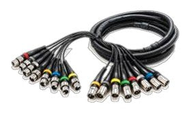 Soundking MDSKBA184/3M Multicable de 16 canales XLR numerados, 3 m