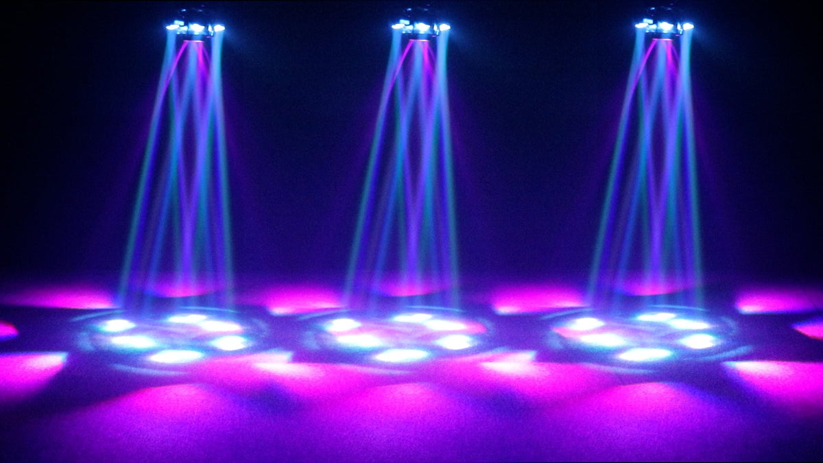 Nightsun SPG635 Luz LED multiefectos 10x10W RGBW laser