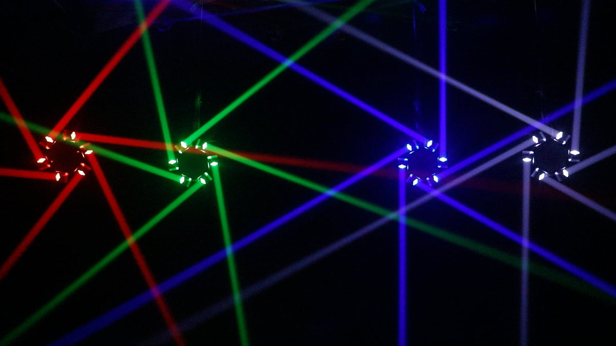 Nightsun SPG635 Luz LED multiefectos 10x10W RGBW laser