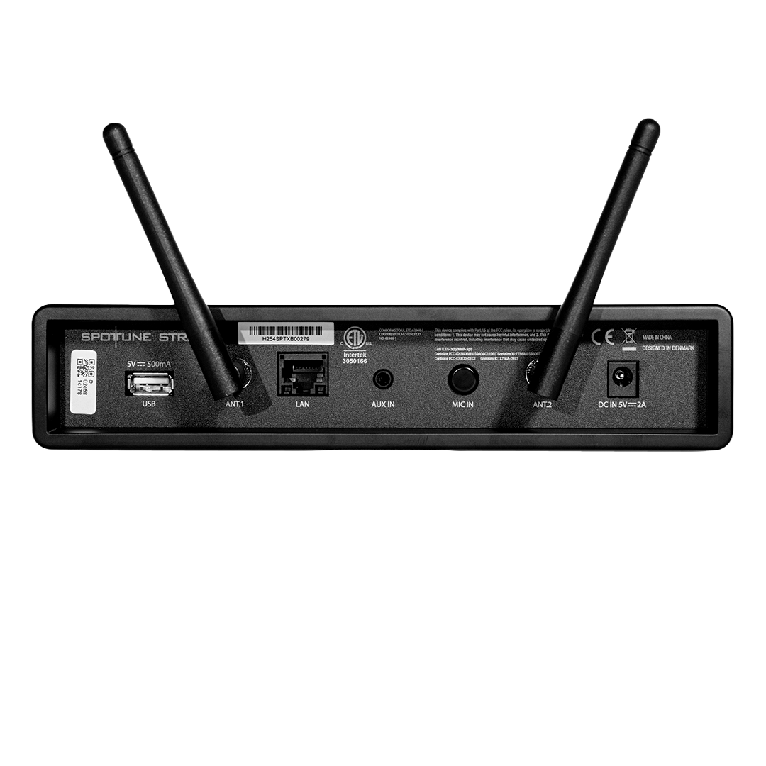 Spottune STREAM transmisor inalámbrico, vista 2