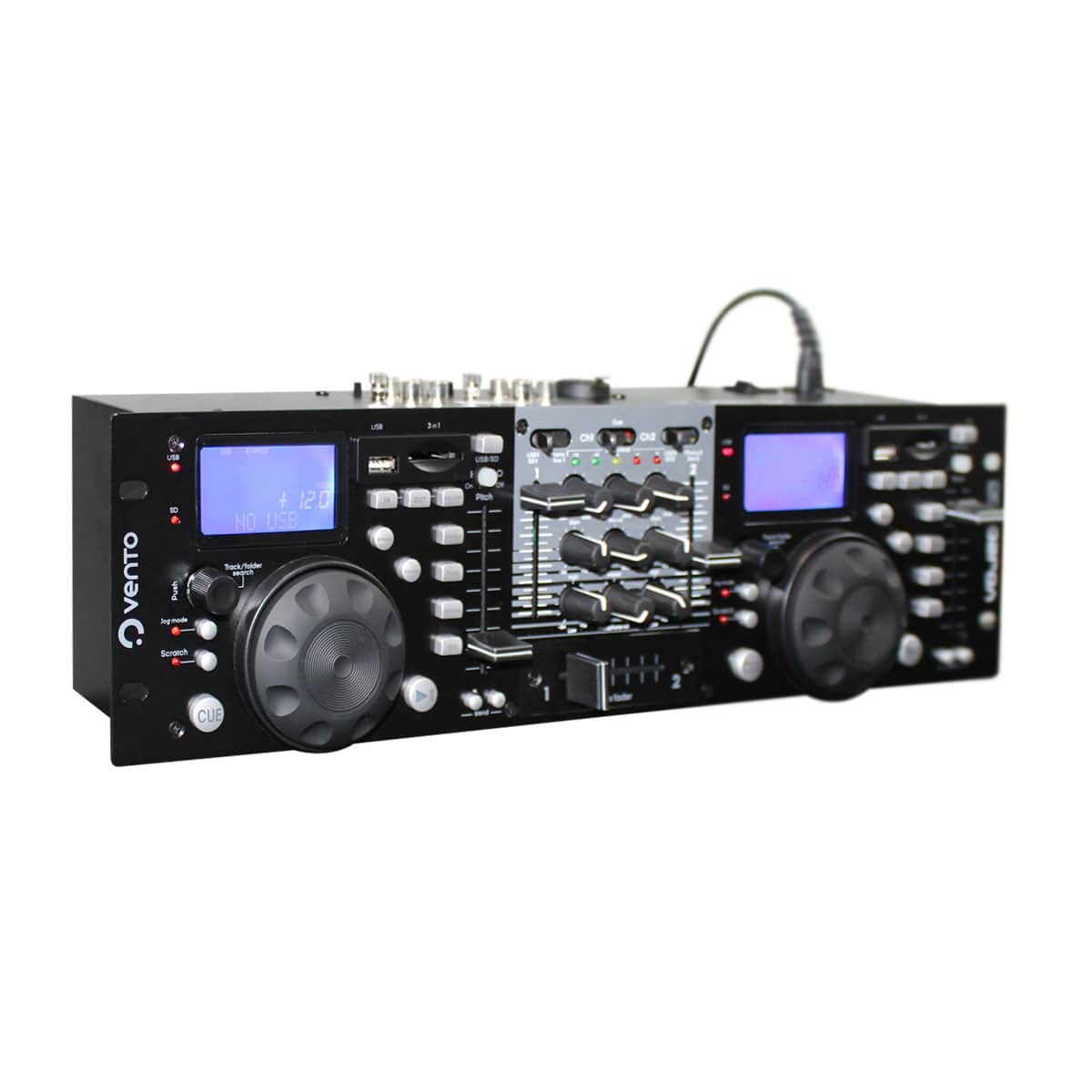 Vento VDJ200FX Mezclador DJ 2 canales USB Bluetooth