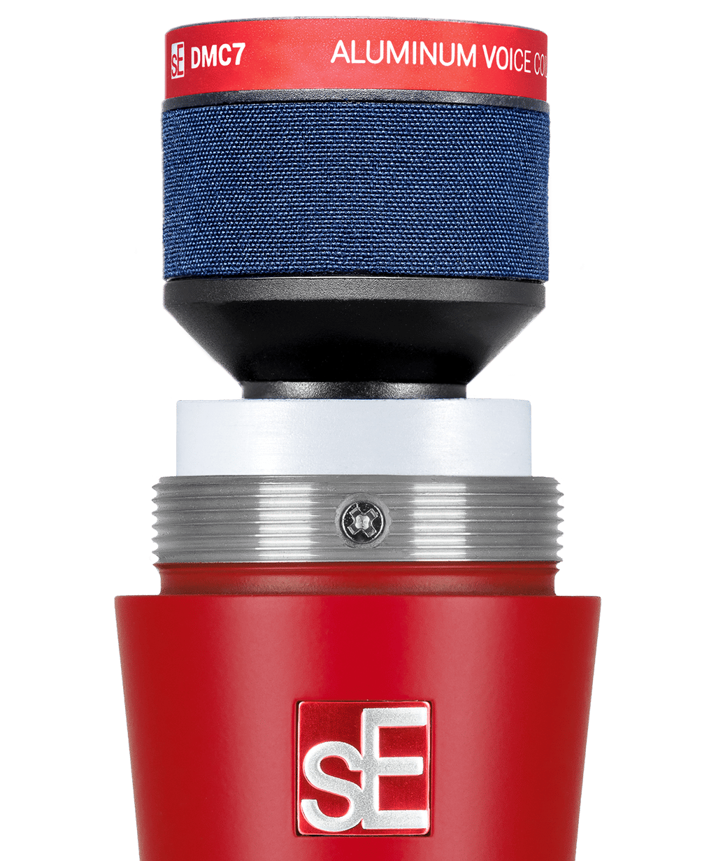 sE Electronics V7 Red Micrófono dinámico supercardioide acabado rojo