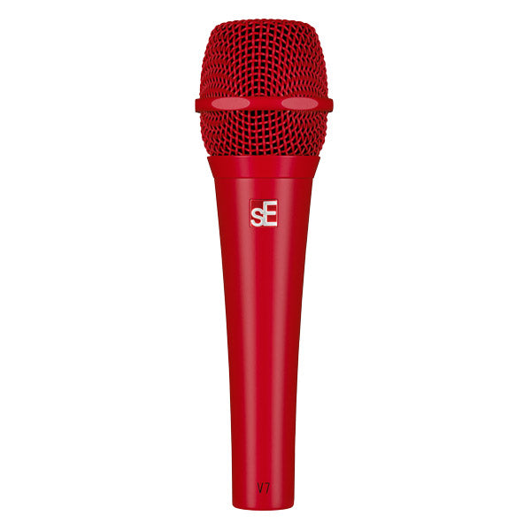 sE Electronics V7 Red Micrófono dinámico supercardioide acabado rojo