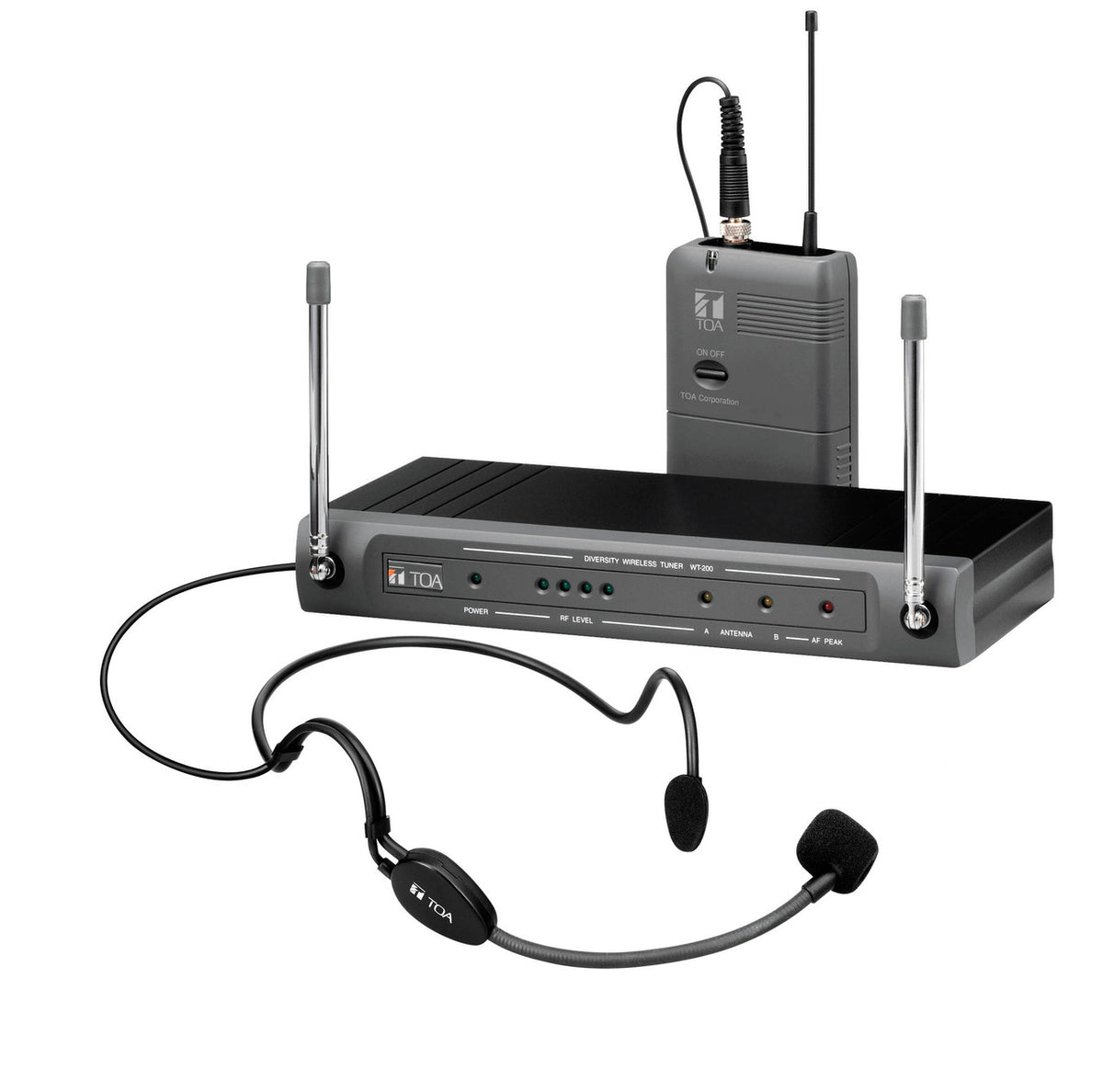 TOA WS-300H Sistema inalámbrico de diadema UHF