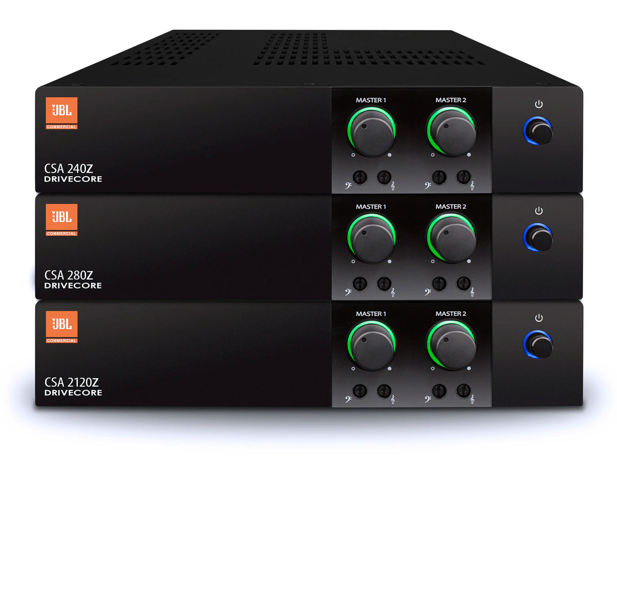 JBL CSA280Z Amplificador de línea 70V/100V 2 canales 80 W