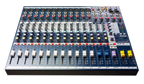 Soundcraft EFX12 Consola análoga de 12 canales con efectos Lexicon
