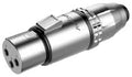 Roxtone RX3FDWP-NG Conector XLR hembra 3 polos trabajo pesado IP66 estructura sólida níquel