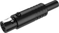 Roxtone RMX4F-B Conector mini XLR hembra 4 polos