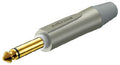 Roxtone PJ2X-SG-PURE Plug mono 6.3 mm contactos Gold color satin