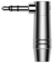 Roxtone RMJ3RPP-NN Plug TRS 3.5 mm en ángulo niquelado