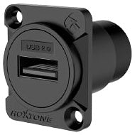 Roxtone RAU3D-B Adaptador USB 3.0 A-A de chasis negro