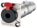 Roxtone RA3JFXFD Adaptador de chasis XLR 3 polos a jack TRS 6.3 mm con pestillo de bloqueo
