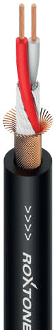 Roxtone MC006 Cable de micrófono balanceado 22AWG rollo 300 m