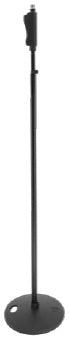Superfix XMS902BP01 Soporte de micrófono base redonda negro mate 90-176 cm