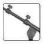 Superfix XMS904BP01 Soporte de micrófono boom telescópico base trípode 90-176 cm