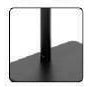 Superfix XMS729B Soporte de micrófono base plana 64.5-167.5 cm