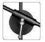 Superfix XMS805BP01 Soporte de micrófono doble boom base trípode