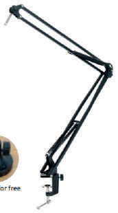 Superfix SMS712-X Brazo articulado de escritorio para micrófono 50 cm