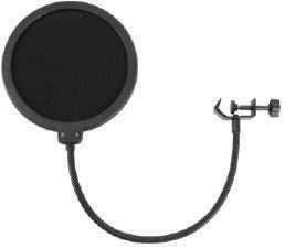 Superfix XMS13B Filtro antipop doble malla cuello de ganso 15.5 cm