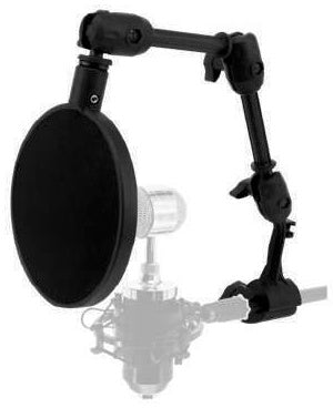 Superfix XMS15B Filtro antipop doble malla con brazo articulado 15.7 cm