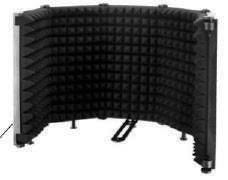 Superfix XMF102B Pantalla acústica portátil 5 paneles carcasa plástica negro mate