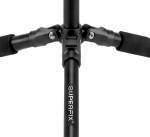 Superfix XGS820BOX Soporte plegable para guitarra con cierre automático negro