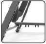 Superfix SGS602B Soporte de guitarra compacto con brazos acolchados