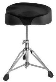 Superfix XKB301 Silla para baterista tipo moto altura ajustable 45.5-62 cm